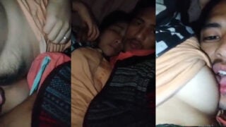 Bodo village couple first time sex on cam