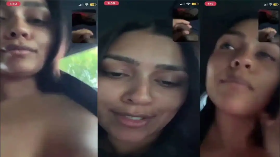 Desi Girlfriend Teasing Hot Videocall in Car   Fuckable Romance