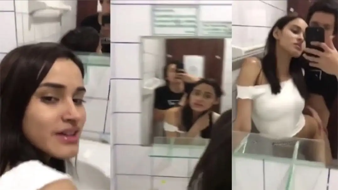 College Student's Secret Bathroom Hookup Exposed