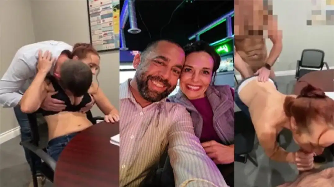 Mom Invites You for a Wild Office Threesome