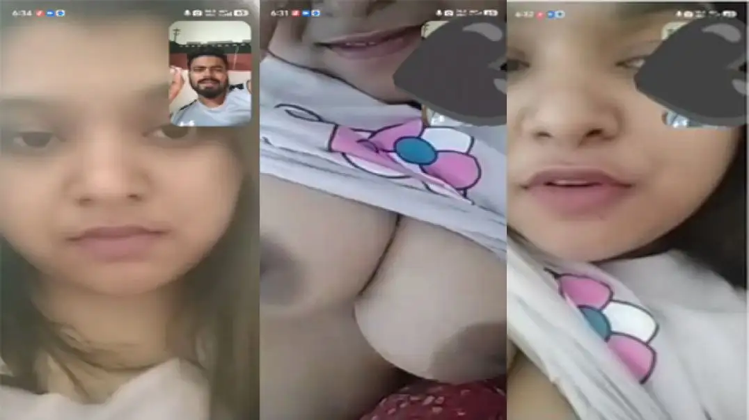 Hot Girl Shows Boobs in Private MMS with BF