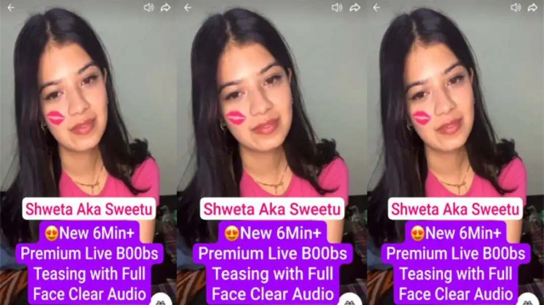Desi Memsaab Shweta Sweetu Teasing Hot Boobs Live