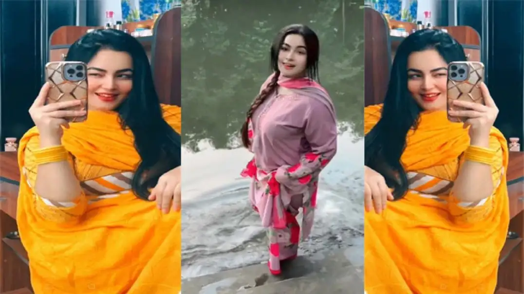 Hot Tiktoker Flirts With Tight Dress Boobs