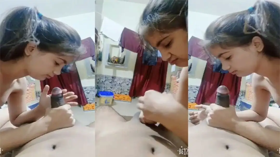Hot GF Gives Blowjob & Fucks Big Dick Hard