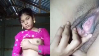 Bangla married village girl fingering pussy