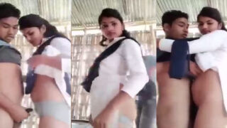 Assamese village girl standing sex with BF