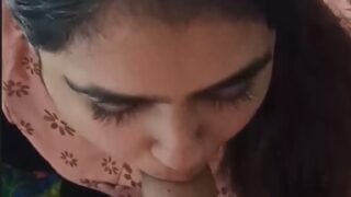 Punjabi village wife sucking big dick of hubby