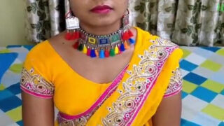 Slim Indian village girl sex with BF at home